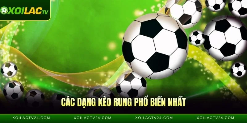 Các dạng kèo rung được áp dụng nhiều nhất