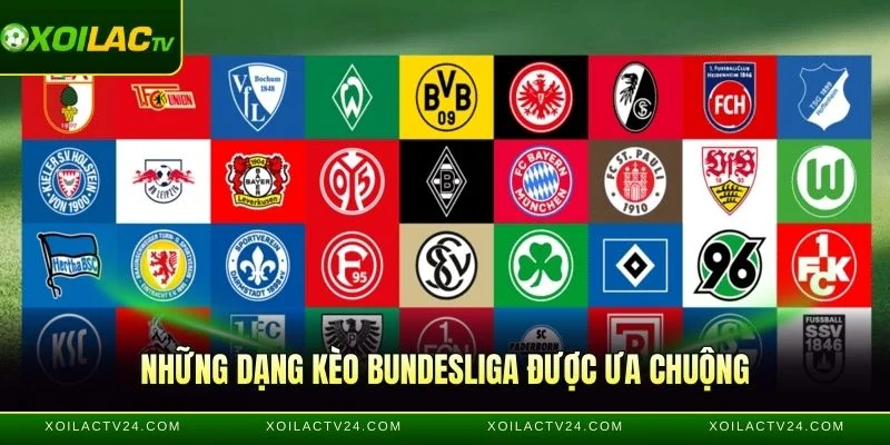 Những dạng kèo Bundesliga được ưa chuộng